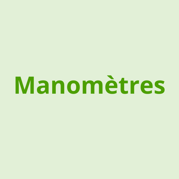 COLLECTION MANOMETRE