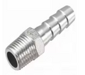 Raccord 1/8 NPT vers 5 mm en aluminium ou inox pour durite silicone de pression turbo, wastegate, électrovanne, collecteur d'admission et dépression