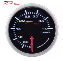 Manomètre pression Turbo 3 Bar, 4 bar & 5 bar 52mm Depo Racing spécial Diesel