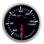 Manomètre pression turbo 3 bar 4 bar 5 bar Depo Racing 52mm blanc ou rouge Made in Taiwan diesel 1.9 tdi hdi dci bmw