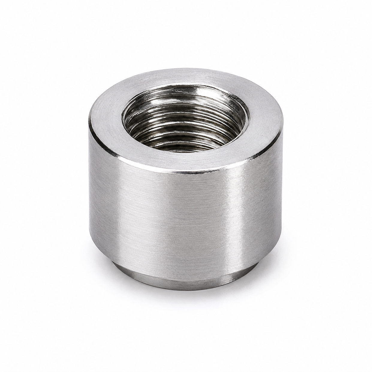 Insert à souder 1/8 NPT aluminium ou inox pour montage sonde turbo, EGT, température d'eau, injection méthanol et nitrous sur véhicule performance